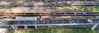 8' PVC Stringers, One Painted, One Not