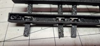 Closure Rails Tie Strip Detail Of Hollow Tie Supports Partially Removed