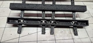 Closure Rails Tie Strip One Hollow Tie And Rail Foot Clamp Supports Totally Removed