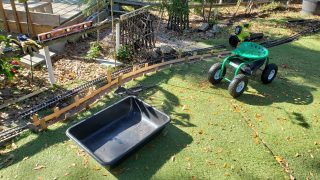 First Cut At Concrete Roadbed - Cast In Place Forms