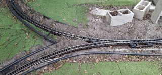 Wye Switch And 14' Diameter Curved Legs