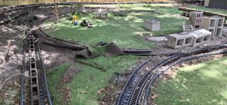 Dirt Trapped In Turf Now In A Pile As Edging Is Reworked