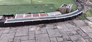 Prototype Station Siding Approach And Platform More Suitably Colored